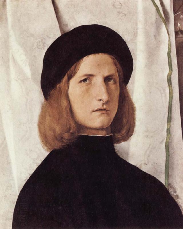Lorenzo Lotto Portrait of a Young Man China oil painting art